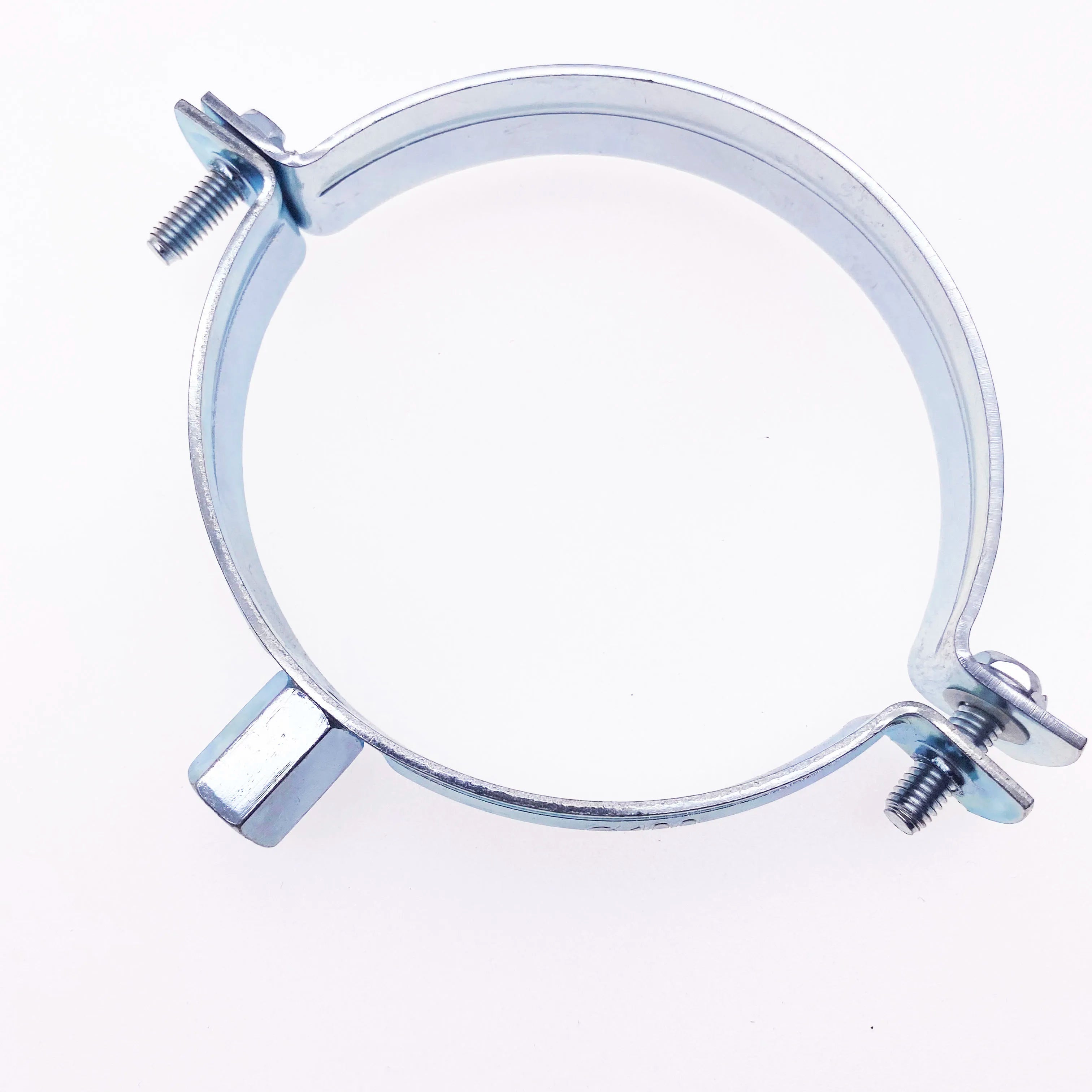 Galvanized Steel Rubber Coated Pipe Clamp Fixed Support Pipeline Support Pipe Clamp Types