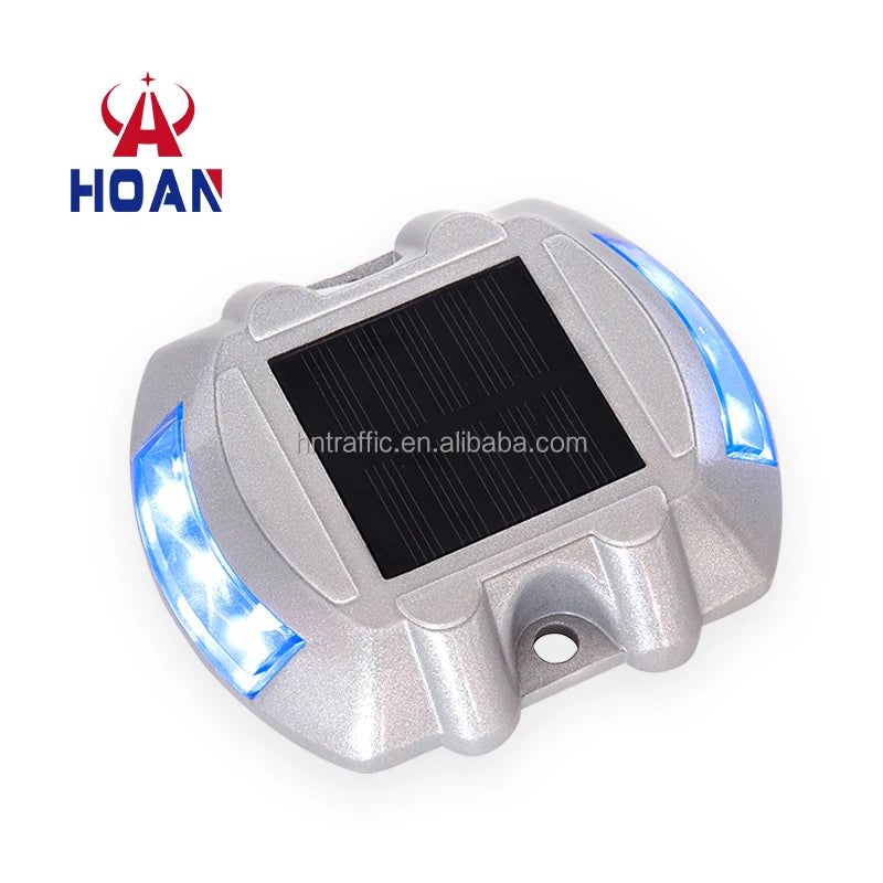 Promotion Aluminum Plastic Pathway Landscape Walkway Driveway Deck Led Pavement Maker Semicircle Led Solar Road Stud Lights