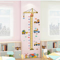 Removable Cartoon Animal Height for Kids Bedroom Decoration Kindergarten Wall Sticker