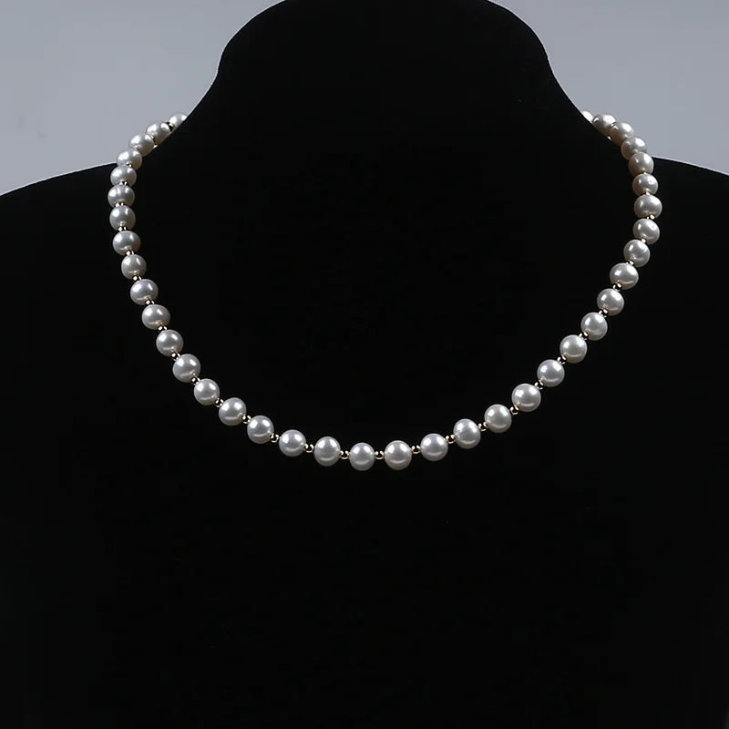 Wholesale Potato Freshwater Pearl Necklace Jewelry