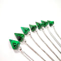 Diy Quartz Hot Sale Healing Reiki Chakra Crystal Quartz Gemstone Malachite Pendulum for Sale