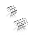 Fashion Ear Cuffs Silver Circle Ear Cuff Clip Earrings for Women Ear Cuff No Piercing