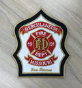 Custom Polyester Embroidered Patches Iron-on Backing Embroidery Patches for Clothing