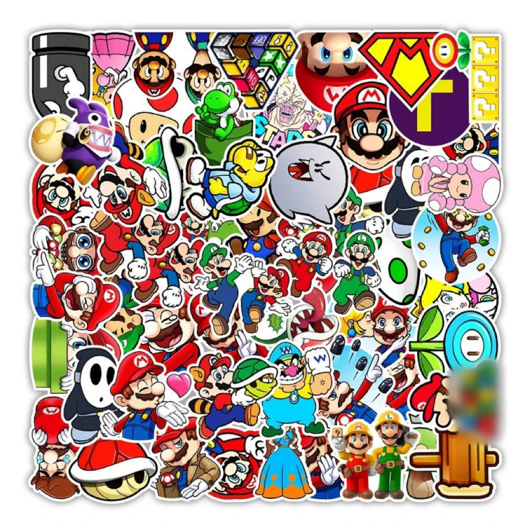 50Pcs Hot Sale Super Game Graffiti Sticker for Home Phone Skateboard Luggage Laptop Notebook Vinyl Stickers