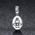 Factory Wholesale 925 Sterling Silver Charm Bracelet Guardian Angel Dangle Bead Zircon Women's Jewelry Gift Original SCC328