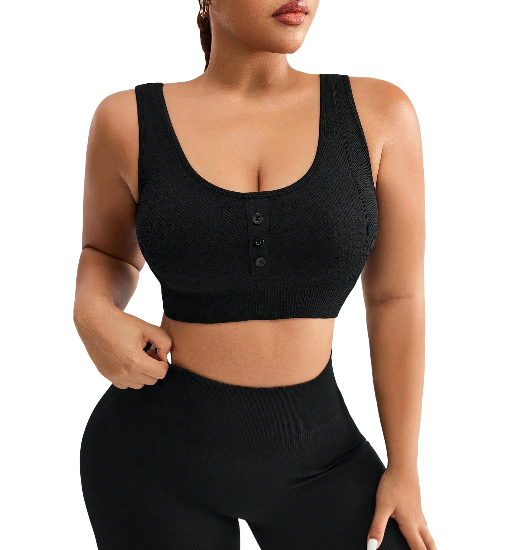 Custom logo Front Zipper Sports Bra Women's Nude Yoga Training tank Top Shockproof Running Fitness Bra