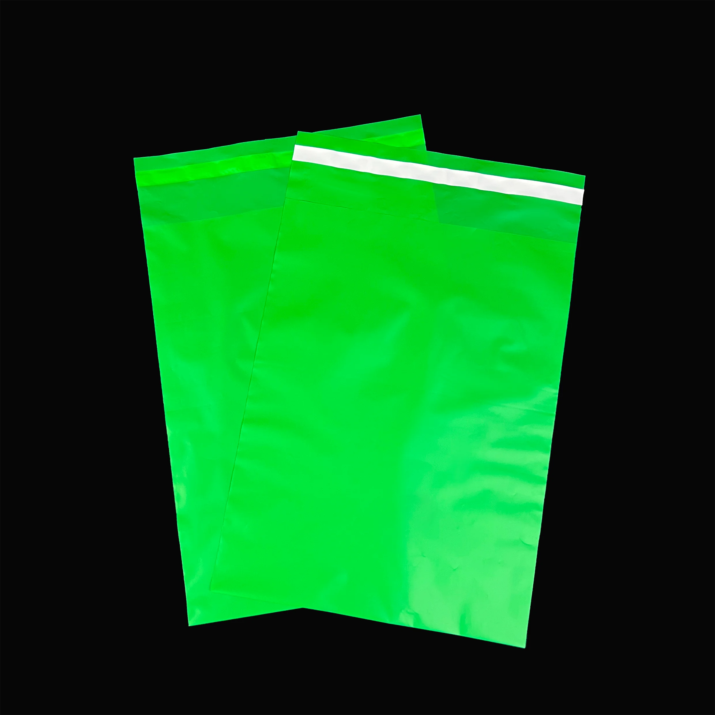 Customized Design Green Printed Logo Biodegradable Packaging Plastic Courier Shipping Bags Clothing Mailer Bags