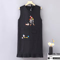 Adult Embroidered Shoulder Taslon Fabric Barber Apron Unisex Barbecue Kitchen Cafe Overalls Apron