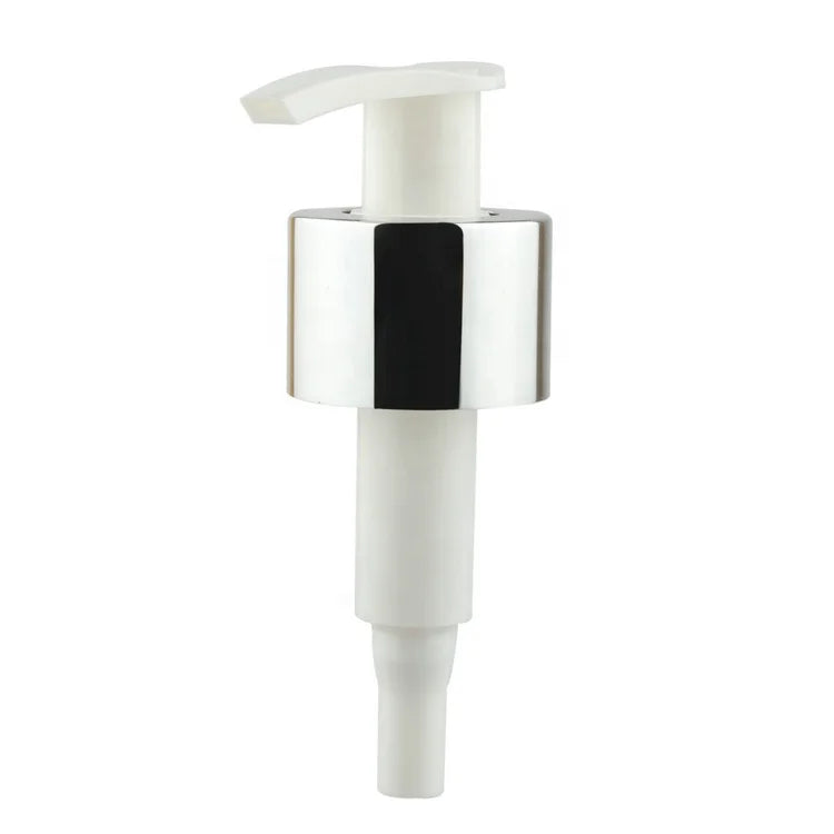 24/410 28/410 Custom Color Left-Right Lock PP Plastic Pump with Silver Alumina