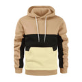 Fashion Men's Winter Casual Sports Printed Windproof Solid 100% Cotton Fleece 180g Breathable Pullover Hoodies