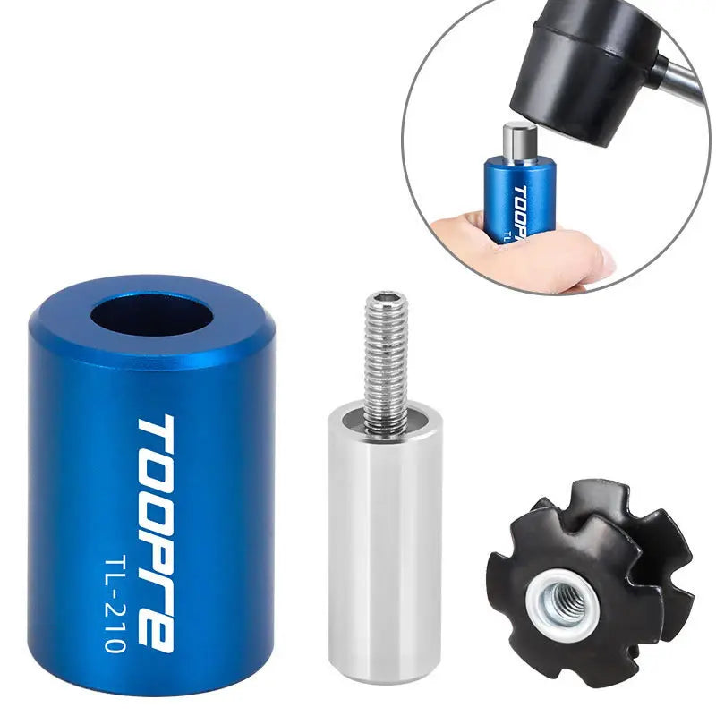 TOOPRE Road Bicycle Sunflower Insertion Bicycle Tools Front Fork Bowl Steel Flower Core Installation Sleeve Bicycle Tool Kits