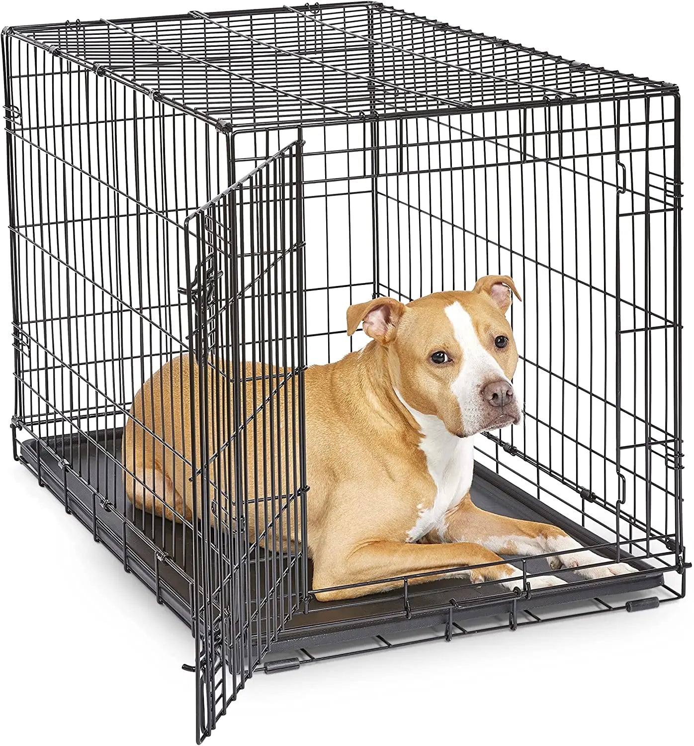 5 Size Breathable Metal Foldable Pet Cage Dog Crate Kennels Indoor Outdoor Durable Stainless Steel