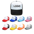Wholesale Custom logo Embroidery 5 Panel Polyester Trucker Hat Foam Mesh Baseball Cap Sublimation Hat
