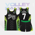 Basketman Wholesale Custom Designed Comfortable Sports Fabrics Youth Volleyball Uniforms Breathable Sets for Club Team Wear