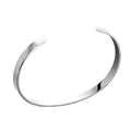 Premium 18K Gold Plated Highly Polished 3.5mm 316L Stainless Steel Men's Customizable Cuff Bracelet Trendy Luxury Fashion Blank