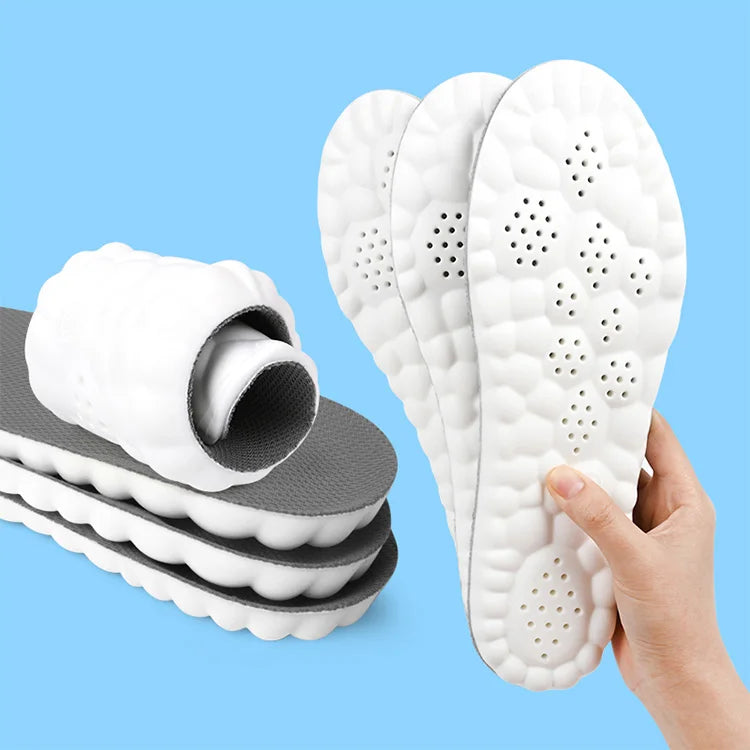 Soft Pu Plantaris Fasciitis Absorption Custom Logo Non Slip Fabric Insole From China Insoles for Shoes Sport