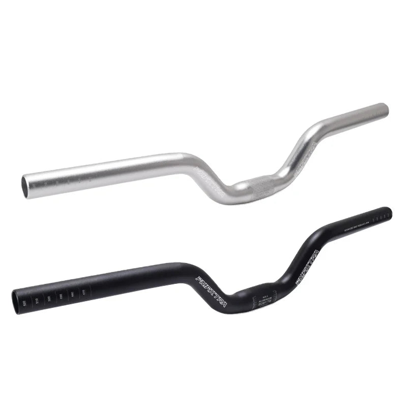 FMFXTRA Fixed Gear Bicycle Handlebar 25.4mm - Folding Swallow Design for Scooter & Bike   Bike Accessories