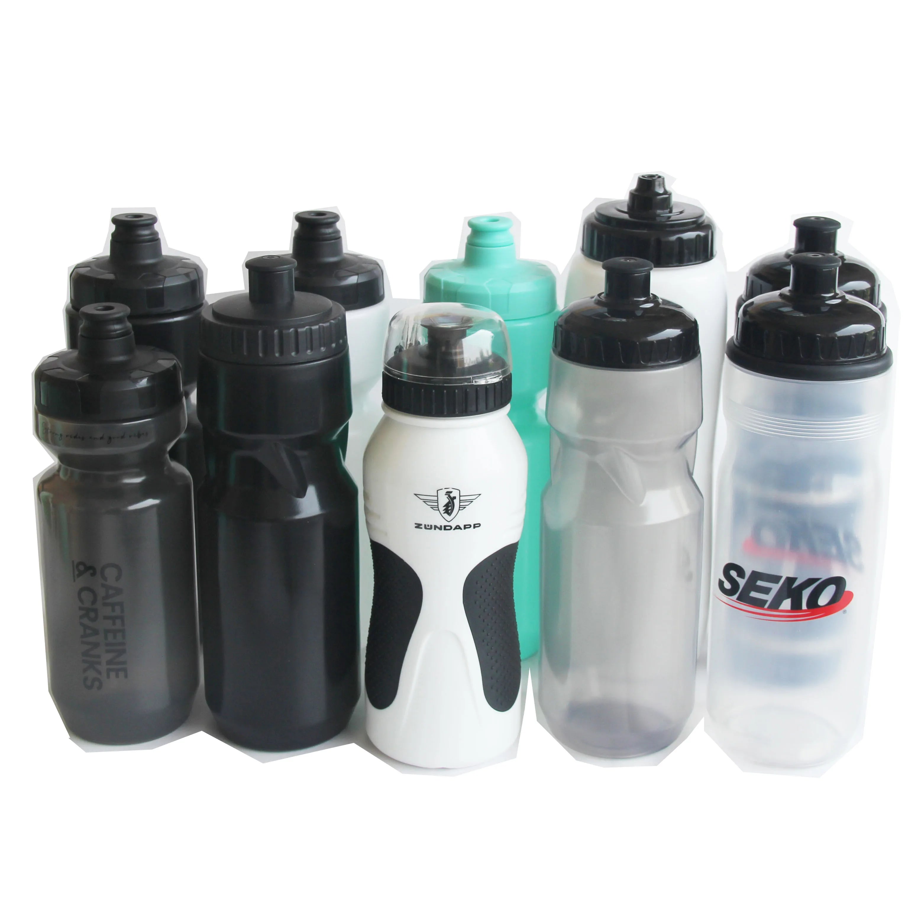 550ml750ml Promotional Reusable BPA Free Squeeze Customized Hiking Cycling Water Bottle PE Plastic Sports Water Bottle