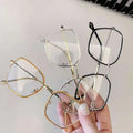 New Fashion Blue Light Blocking Glasses Retro Oversize Unisex Frame Anti Blue Light Eyeglasses Frames 2022