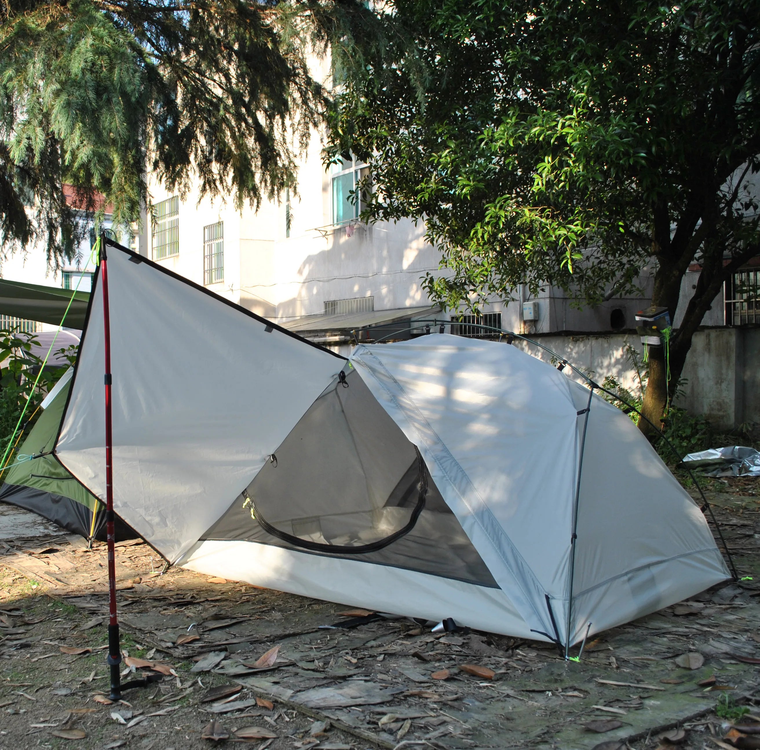 Waterproof Ultralight 2 Person Camping Tent with Carry Bag and Front Canopy for Outdoor Adventures