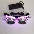 Hot Sale Spike Glowing El Wire Steampunk Kaleidoscope Glasses Different Color Electroluminescent Wire Sunglasses