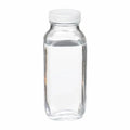 8 oz 12 oz 250ml 350ml Glass Juice Bottles Wide Mouth French Square Glass Jars With Caps Manufacturer