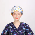 Nurse Accessories Dentist Hat Printing Pet Doctor Hat Medical Scrubs Female Hat Hospital Doctor Nurse Work Hat