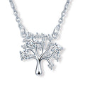 18K Gold Plated Tree of Life Necklace for Mom Trendy Style with Zircon for Engagement Wedding or Party