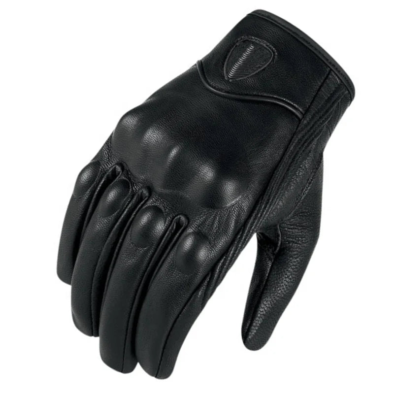 Custom Men Leather Motorcycle Riding Gloves Summer Winter Motocross Racing Gloves Touch Screen Motorbike ATV Cycling Hand Gloves