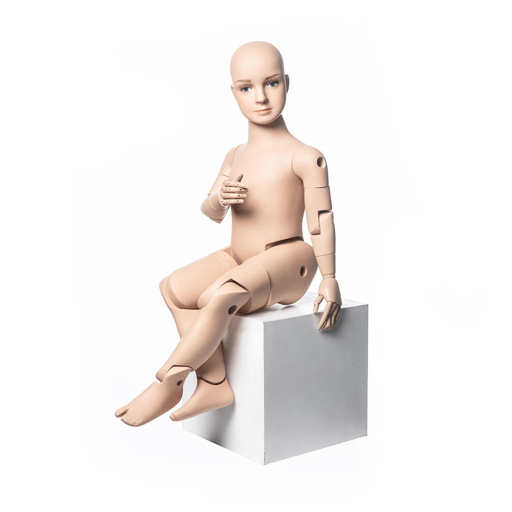 KM03 Children Mannequin Full-body Movable Joints Kids Mannequin Infant