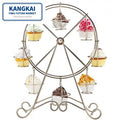 OEM Stainless Steel Ferris Wheel Shape Wedding Birthday Party Eco-Friendly Cake Tool Stand