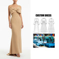 Brand Customization Women's Fashion Evening Dress Banquet Empire Waistline Maxi Party Style Sleeveless Long Dress Gowns