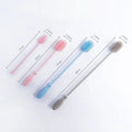 Durable Food-Grade Silicone Cleaning Bottle Brushes Multi-Colour Cleanser Silicon Scrub for Baby Minimum Order 10 Pieces