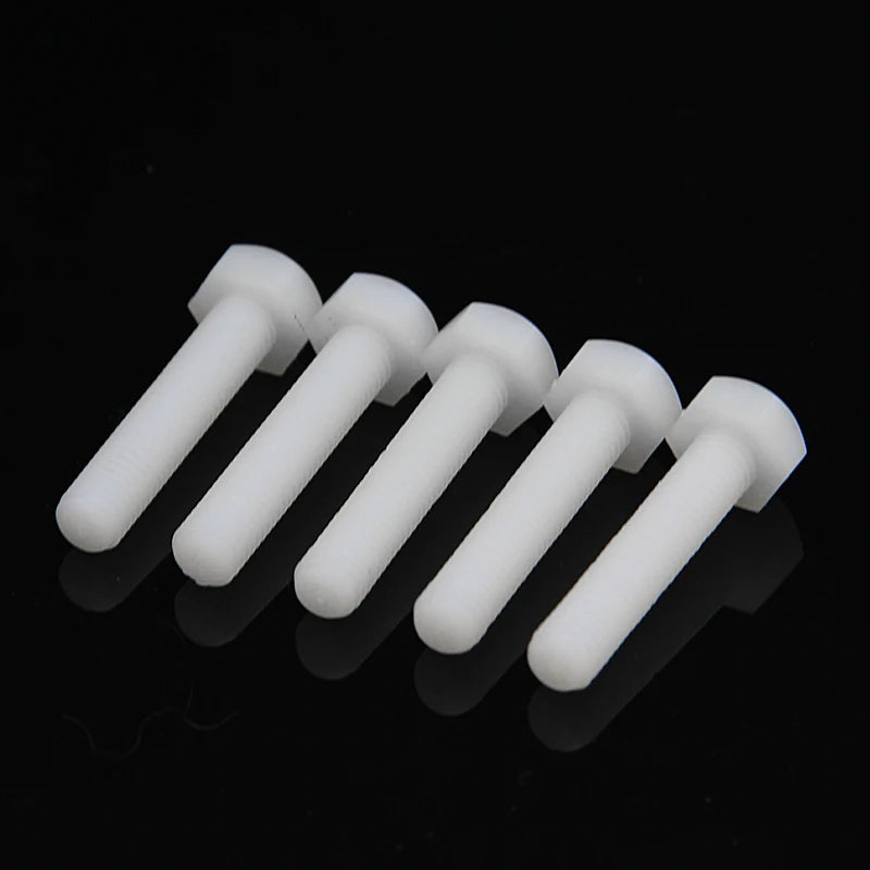 Environmental protection Nylon Screw Plastic Screw Nylon Bolt Insulation Nylon Screw PA66 Outer Hexagon M4--M12