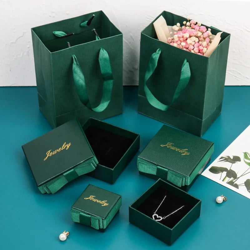 Jewelry Box Packaging Luxury Fancy Jewelry Gift Box Wholesale Jewelry Set Gift Packaging Box with Custom logo