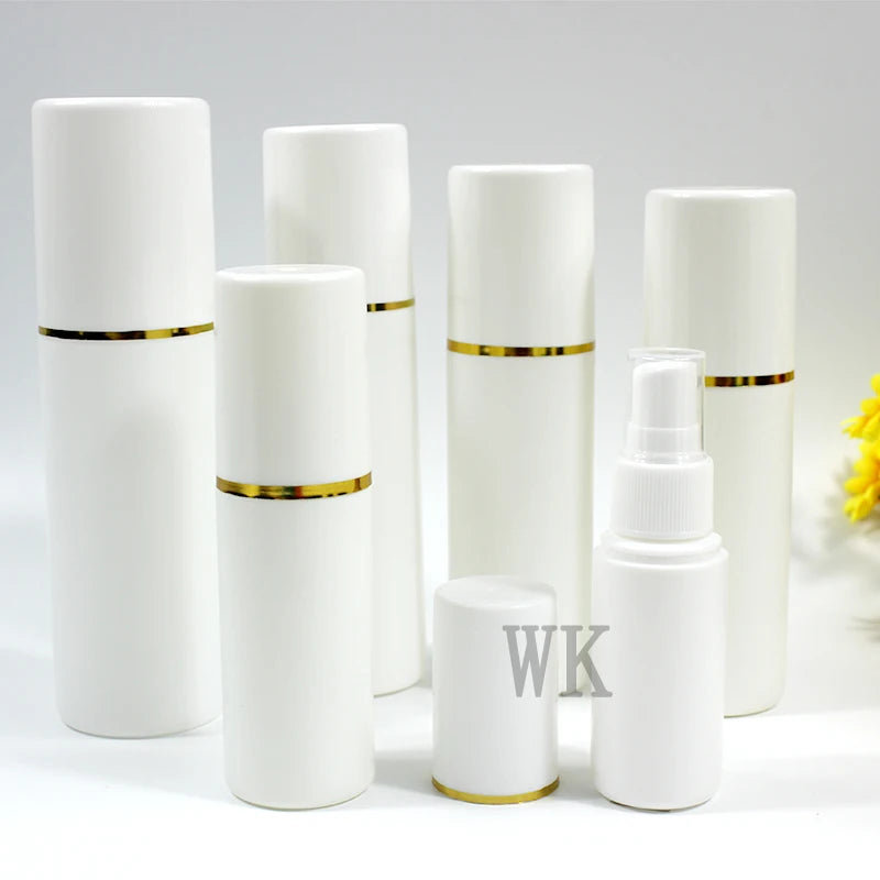 Empty Fine Mist Pet 30ml 60ml 80ml 100ml 120ml White Plastic Cosmetic Plastic Packaging Bottle Perfume Spray Mist Bottle