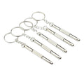 Factory Direct Sales Silver Multifunctional Eyeglasses Screwdriver 3-in-1 Repair Tool for Mobiles Watches Portable Key Chain