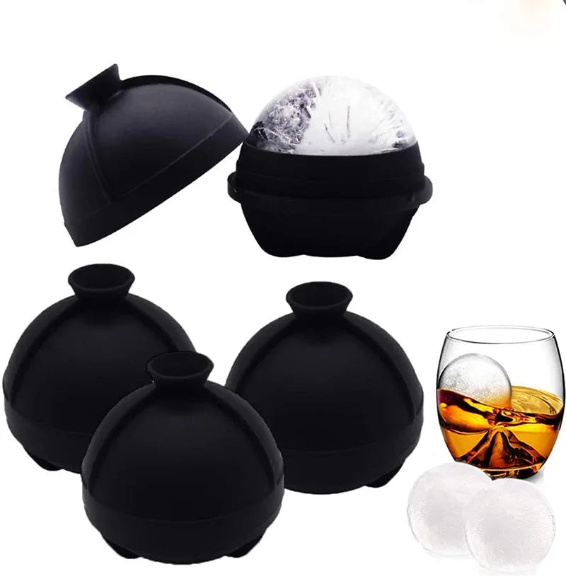 Round Ice Cube Molds Whiskey Ice Sphere Maker