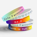 Crystal Code Barcelona Cross Glowing Slap Pat Wristband Dark Lovers Men's Fidget Beads Color Wristlet Rubber Silicone Waterproof