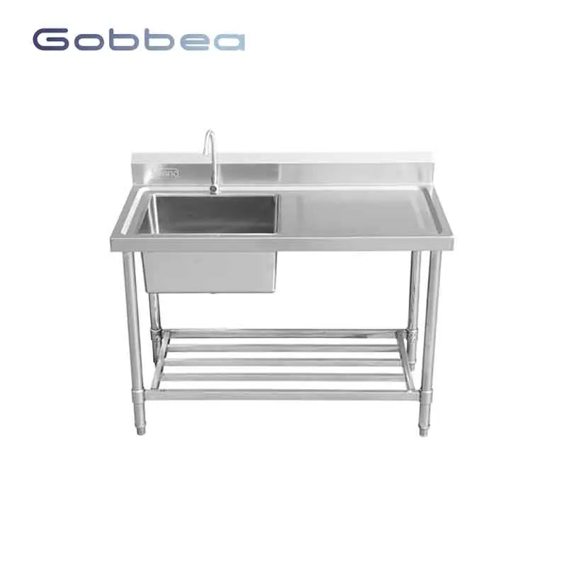 Shandong Stainless Steel Commercial Kitchen Single Sink Table