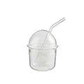 Mini Glass Straw Cup