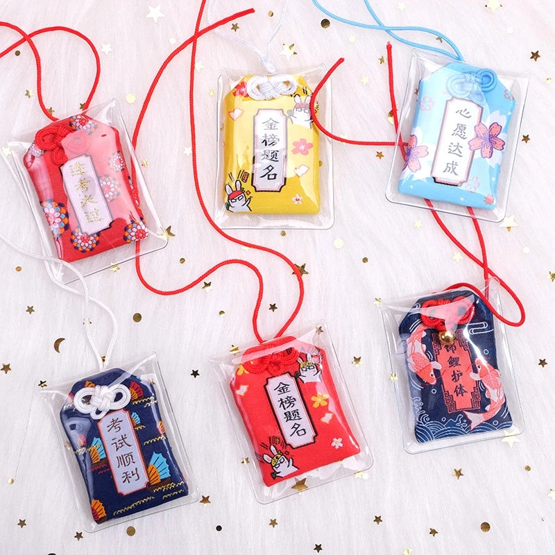 Japanese Traditional Amulet Talisman Churinga Periapt Keychain Best Wish Women Car Bag Ornament Gift