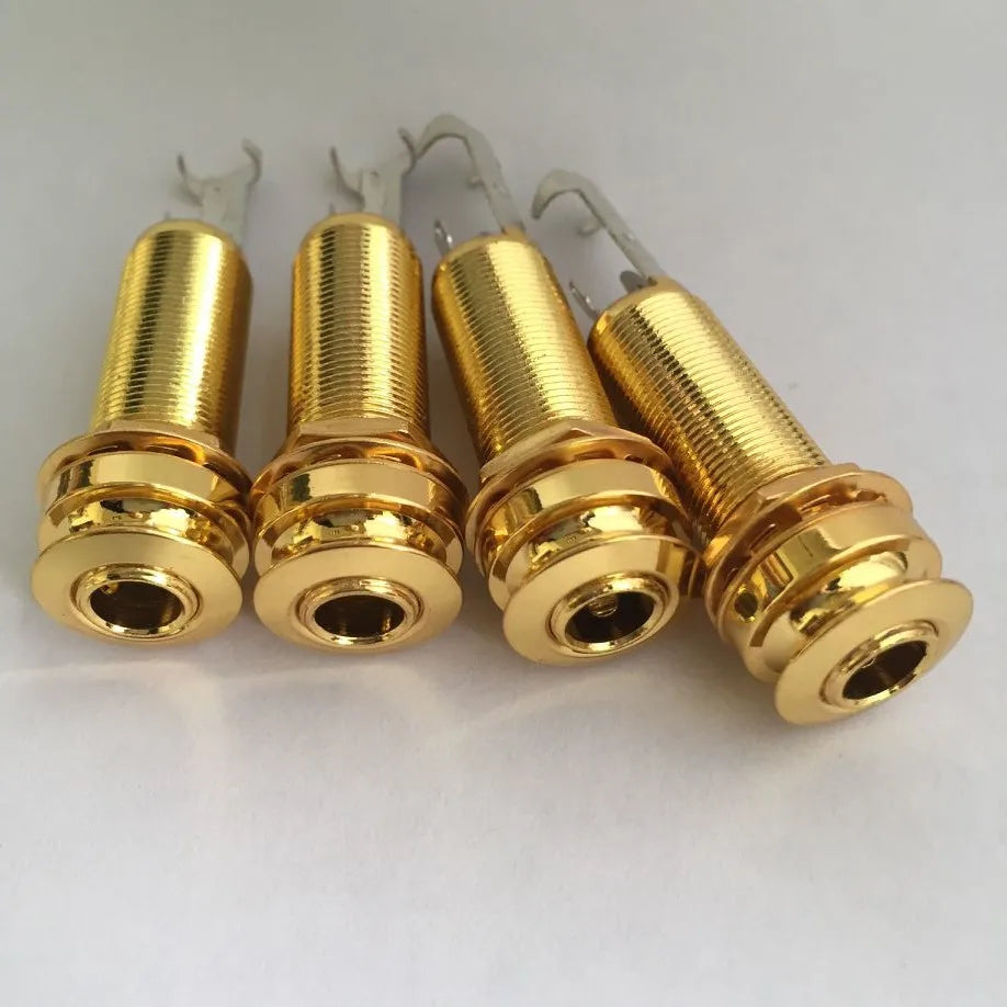 Hot Sale Tail Stud Pickup Output Link Socket Acoustic Tail Stud Jack  Parts Covers Guitar Piezo Pickup