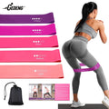 GEDENG Custom Logo 12 Inch (600mm) Simplify Fit Resistance Loop Exercise Bands With Instruction Guide Carry Bag Set of 5