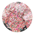 20g/Lot Valentine's Day Soft Clay Slices Lovely Heart Polymer Clay Sprinkles for DIY Crafts Slime Filling Nail Art Accessories