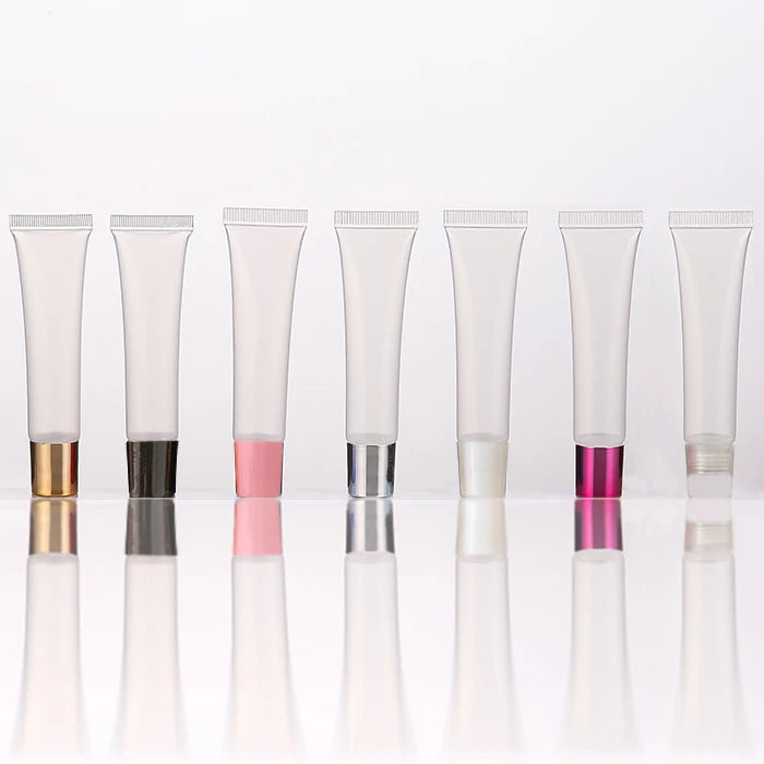 10ml Empty Lip Gloss Tube with Plastic Cosmetic Packaging clear Lipgloss Customizable15ML 20g Lip Gloss Containers Tube