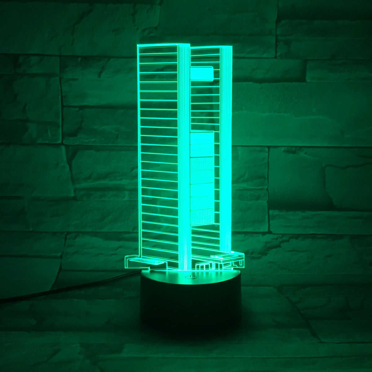 Building Shape the Statue of Liberty 3d Led Night Lights Creative Led Kid Lamps with Usb Wire for Home Decor