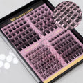 New Design Diy Lash Kit Segment Eyelash 20d 30d 40d Individual Cluster Silk Fluffy Fans Knot Free Lashes Diy Eyelash Extension