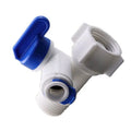 Auto Shut off Water Valve 1/2  2Pc 3 Way Plastic Ball Valve