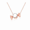 Girls Accessories Jewelry 925 Sterling Silver Cute Candy Style  Pendant Necklace